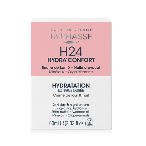 Crema Día/Noche H24 Hydra’Confort Byphasse 60ml - Índigo72.com