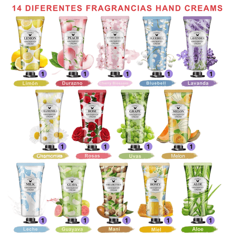 Crema Hidratante Hand and Body Cream 12gr (14 Uni) - Indigo72.com