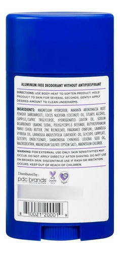 Desodorante Dr. Teal's Sin Aluminio Fragancia Lavanda 75g - Indigo72.com