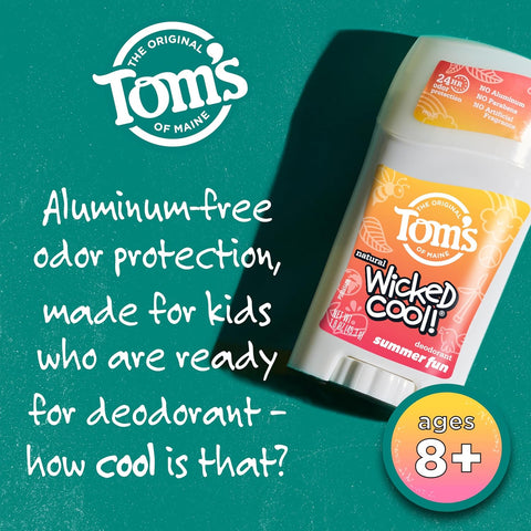 Desodorante Tom's of Maine natural infantil Wicked Cool! Sin aluminio - Indigo72.com
