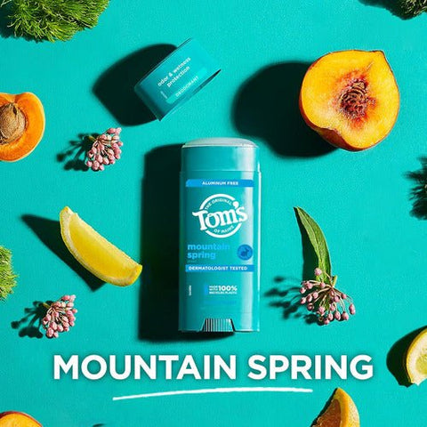 Desodorante Tom's Sin Aluminio Fragancia Mountain Spring 92g - Indigo72.com