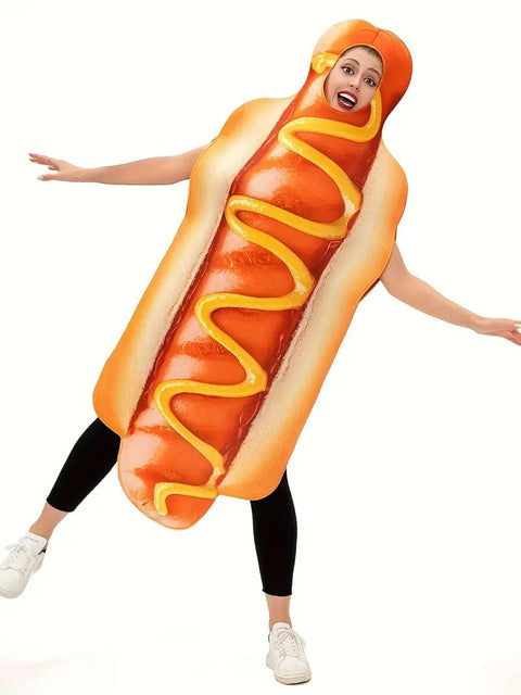 Disfraz de Hot Dog de una sola pieza - Indigo72.com