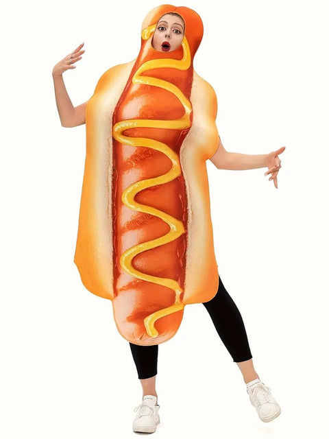 Disfraz de Hot Dog de una sola pieza - Indigo72.com