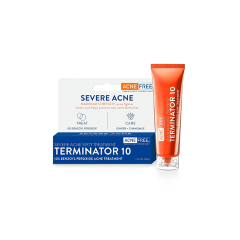 Eliminador de Acné y puntos negros AcneFree Terminator 10 30ml - Índigo72.com