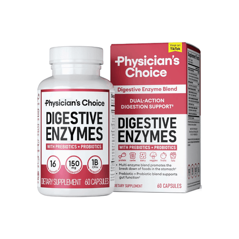 Enzimas digestivas Physician's CHOICE 60 Cap - Índigo72.com