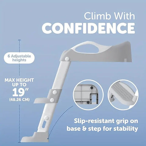 Escalera Ajustable para Entrenamiento en el Baño - Indigo72.com