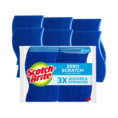 Esponjas Cero Rayas 3m Scotch Brite - 6 Esponjas - Índigo72.com