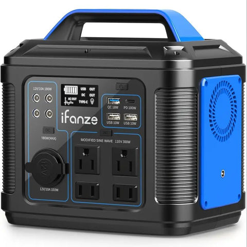 Estación de Energía Portátil 120v 300W 296Wh (8000mAh) - Indigo72.com