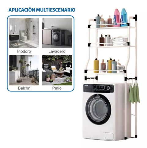Estante Organizador Para Lavadora Baño - Indigo72.com