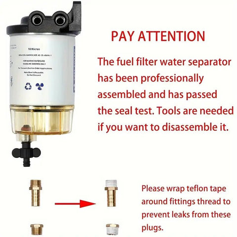 Filtro De Gasolina Marino Racor Con Separador De Agua S3213 - Indigo72.com