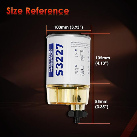 Filtro De Gasolina Marino Racor Con Separador De Agua S3227 - Indigo72.com