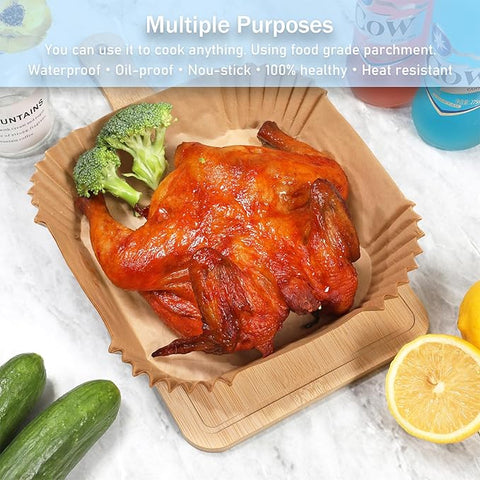 Forros de papel Desechables para Freidora de Aire (50 uni) - Indigo72.com