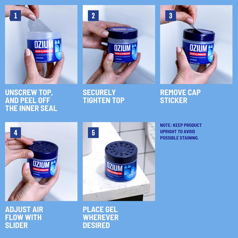 Gel eliminador de olores Ozium de 127 ml - Indigo72.com