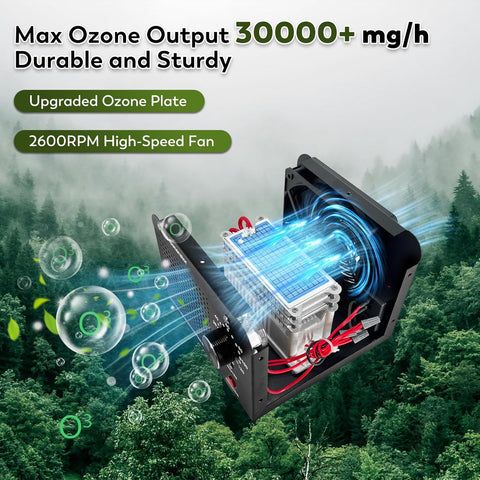 Generador de Ozono Profesional 30,000 mg/h Casa u Oficina - Indigo72.com