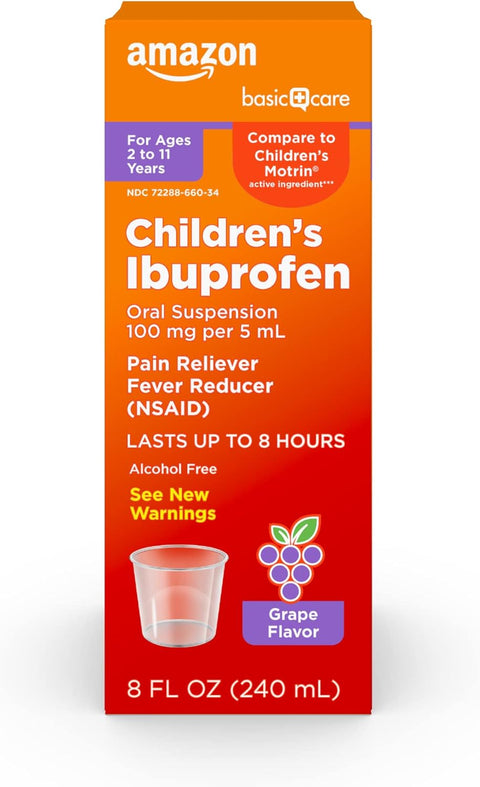 Ibuprofeno Pediatrico 100 mg Uva 240ml - Índigo72.com