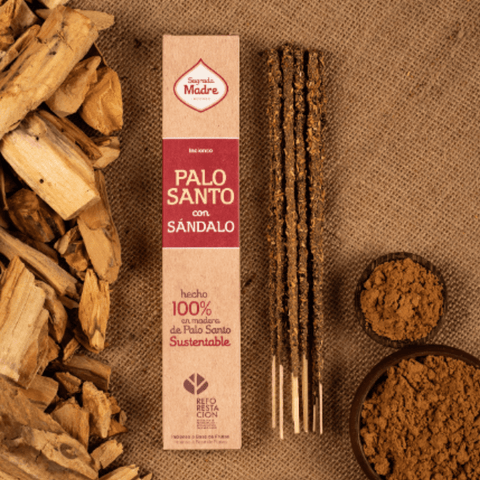 Incienso Sahumerio Línea Palo Santo de Sagrada Madre - Índigo72.com