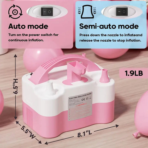 Inflador Eléctrico Bomba De Globos Portátil - Indigo72.com