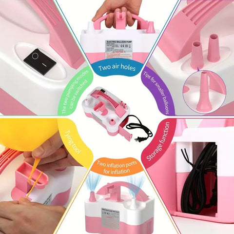Inflador Eléctrico Bomba De Globos Portátil - Indigo72.com