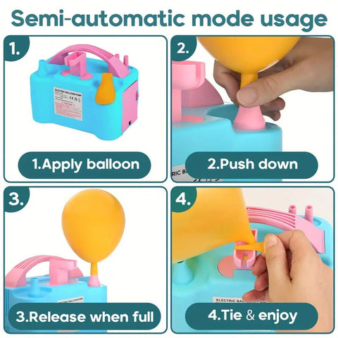 Inflador Eléctrico Bomba De Globos Portátil - Indigo72.com