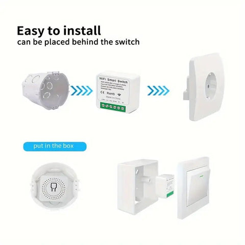 Interruptor Inteligente Mini Wifi Switch 16a Alexa Google - Indigo72.com