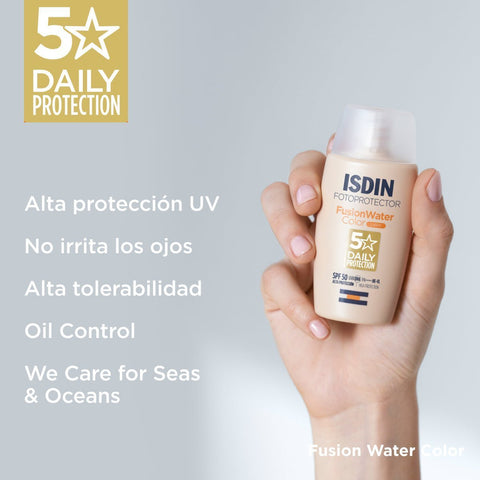ISDIN Fotoprotector Fusion Water Magic Light SPF50 50ml - Indigo72.com