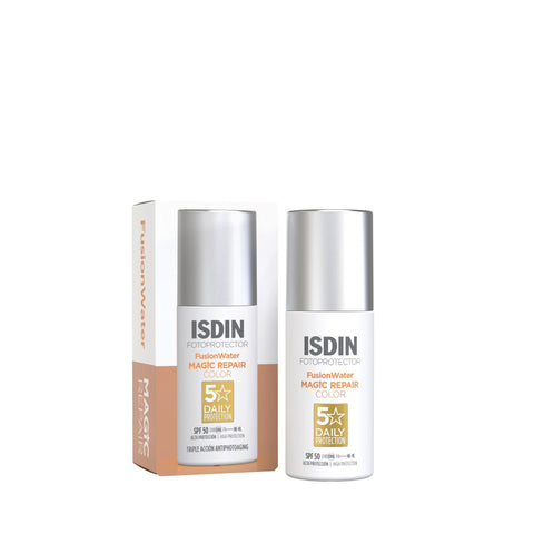 ISDIN Fotoprotector Fusion Water Magic Repair Color SPF50 50ml - Índigo72.com