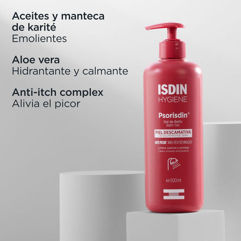 Jabón Líquido Isdin Hygiene Psorisdin Piel Descamativa Psoriasis 500 ml - Índigo72.com