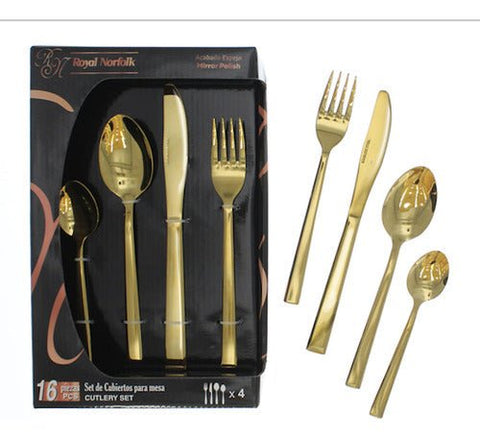 Juego Cubiertos Comedor 16 Piezas 4 Set Indigo72 - Indigo72.com
