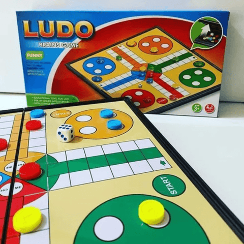 Juego de Mesa Ludo de Tablero Magnético - Índigo72.com