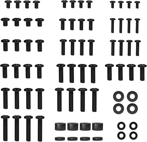 Kit De Tornillos M4 M5 M6 M8 y Para Bases de Tv 76 piezas - Indigo72.com