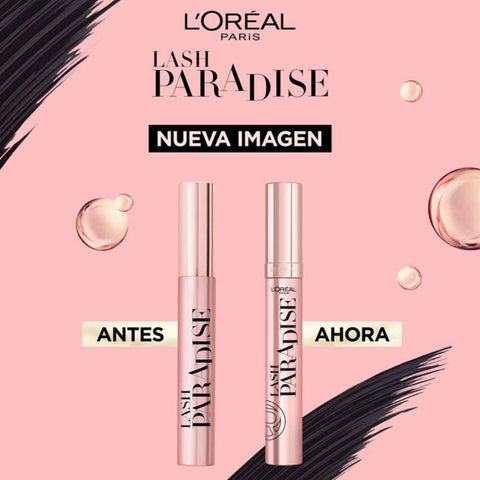 Lash Paradise L'oreal Máscara de pestañas negro - Índigo72.com