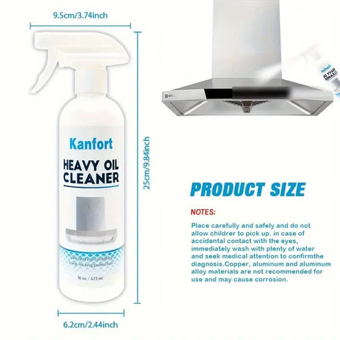 Limpiador de Aceites Pesados KANFORT 473ml - Indigo72.com