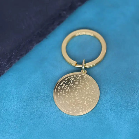 Llavero con Medalla 72 Nombres de Dios - Indigo72.com