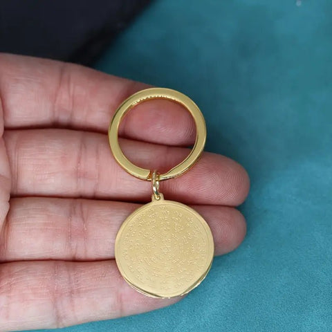 Llavero con Medalla 72 Nombres de Dios - Indigo72.com