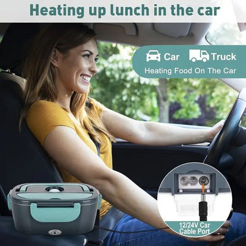 Lonchera Vianda Eléctrica Térmica Portátil Calienta Comida - Indigo72.com