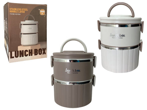 Lonchera Vianda Térmica Luchbox Doble 1.7 L Cilíndrica - Indigo72.com