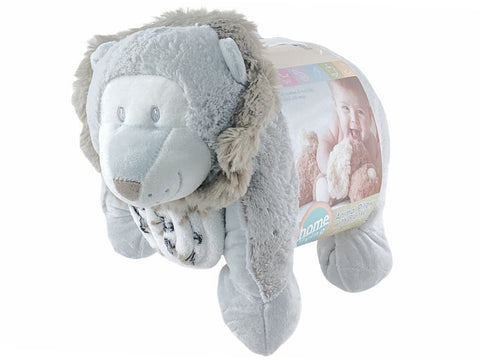 Manta con Almohada Animalito Peluche para Bebé 90x75cm - Indigo72.com