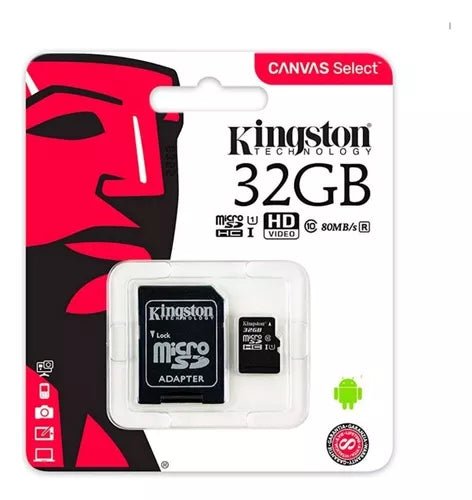 Memoria MicroSD HC Plus 32gb 100mb/s KINGSTON - Índigo72.com