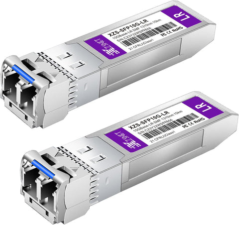 Modulo Transceiver SFP+ a LC 10GBASE - LR Fibra Monomodo 10G (2 Uni) - Índigo72.com