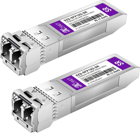 Modulo Transceiver SFP+ a LC 10GBASE - SR Fibra Multimodo 10G (2 Uni) - Índigo72.com