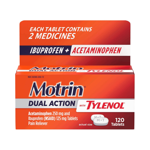 Motrin Acción Dual (Ibuprofeno y Acetaminofen) 120u - Índigo72.com