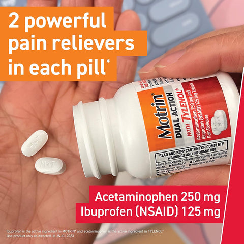 Motrin Acción Dual (Ibuprofeno y Acetaminofen) 120u - Índigo72.com