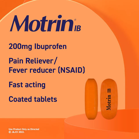 Motrin IB Ibuprofeno de 200mg 225 Tabletas - Índigo72.com