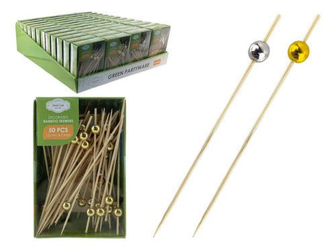 Palillos De Bambú 12cm Pasapalos (50 Unidades) Indigo72 - Indigo72.com