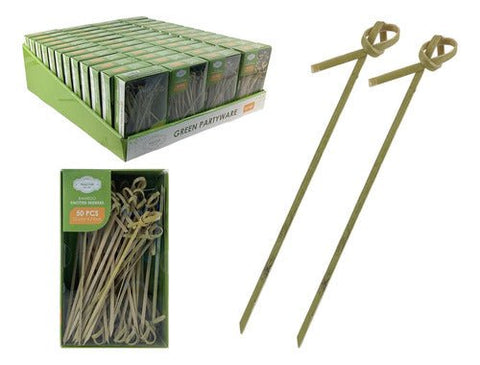 Palillos De Bambú 12cm Pasapalos (50 Unidades) Indigo72 - Indigo72.com