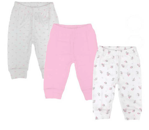 Pantalón para Bebé Niña (Set de 3 piezas) - Índigo72.com