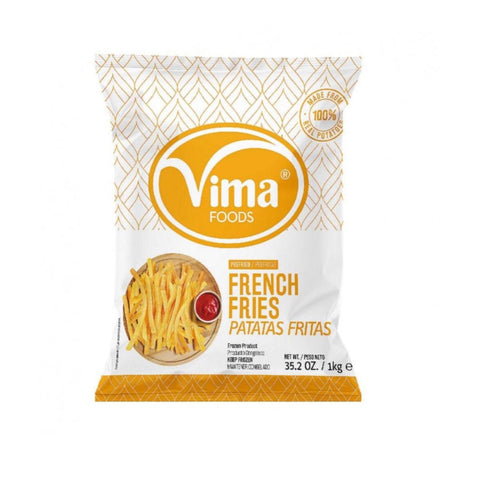 Patata Papas Fritas Congelados Vima Foods 1Kg - Índigo72.com