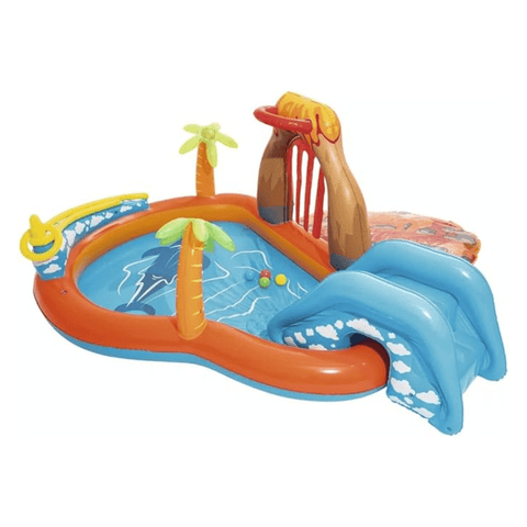 Piscina inflable Volcán rociador incorporado - Índigo72.com