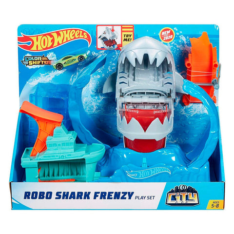 Pista Hot Wheels City Pista Robo Tiburón –
