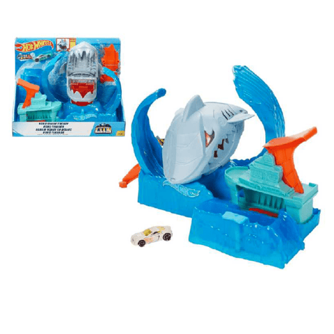 Pista Hot Wheels City Pista Robo Tiburón - Índigo72.com